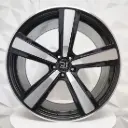 RIN 21X9.5 5-112 R1 SPORT FBX343-21 BLACK MACHINE FACE ET26 CB66.6
