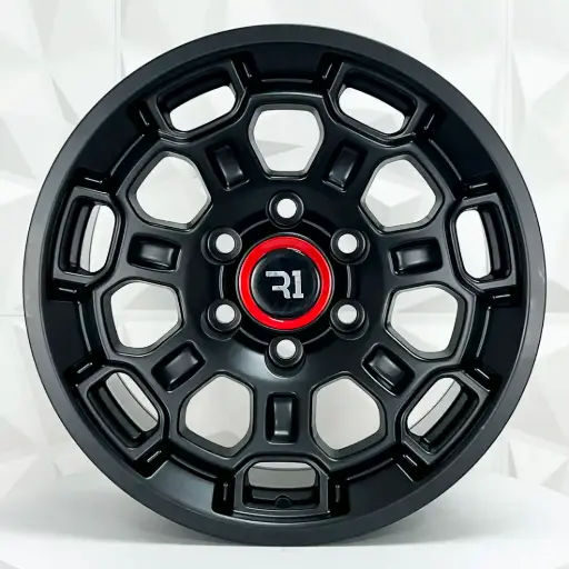 [204537] RIN 20X9 6-139.7 R1 SPORT QC1833 MATT BLACK ET15 CB106.1 